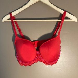 Wacoal red purple bra